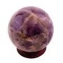 Healing Crystals India 50-60mm Natural Gemstone Sphere Ball Aura Balancing Metaphysical Ball (50-60MM Amethyst), 5 image