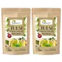 Grenera Tulsi Lemon Ginger Infusion 25 Tea Bags | Caffeine Free Staple Free Made with Organically Grown Holy Basil Leaves Pack of 2