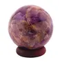 Healing Crystals India 50-60mm Natural Gemstone Sphere Ball Aura Balancing Metaphysical Ball (50-60MM Amethyst), 4 image