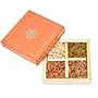 Pride Store Diwali Dry Fruits Gift Pack 300gm Cashew Almond Raisins and Walnuts | Gift Pack For Family Friends Corporate Office Gifts Combo (Orange - Cashew Almond Raisins and Walnuts), 2 image