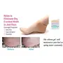 NICHELLE Silicone Gel Heel Pad Socks for Pain Relief for Men and Women (Beige Free Size) (Pair of 5), 4 image