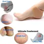 Swami Enterprise Silicone Gel Heel Protector Insole Cups with Silicone Gel Heel Pad Socks for Pain Relief Protectors Heel Guards Heel Spur Relief Heel Booties Foot Care Support Cushion for Women Men, 5 image