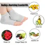 SkyWalker Silicone Gel Heel Socks for Dry Hard Cracked Heel Repair for Men and Women (Free Size Mix Colour 1 Pair), 4 image