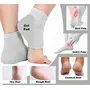 SkyWalker Silicone Gel Heel Socks for Dry Hard Cracked Heel Repair for Men and Women (Free Size Mix Colour 1 Pair), 5 image