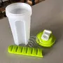 Sipper Shaker Bottle with Weekly Pill Box 600 ml Shaker, 2 image