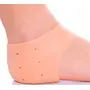 SCASTLE Silicone Heel Pad Socks for Pain Relief for women and Men (FREE SIZE 1-pair Heel Socks), 9 image