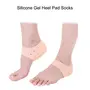 SCASTLE Silicone Heel Pad Socks for Pain Relief for women and Men (FREE SIZE 1-pair Heel Socks), 2 image