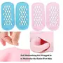 PARABRAHMA Spa Gel Socks for Women for Winter Care Full Heel/Feet Protector Silicone Ultra-Soft Socks with Moisturizing Natural Oil and Vitamin E - Helps Repair Dry Cracked Skin, 3 image