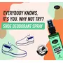 Shoe Mistri Foot and Shoe Deodorant Spray with Essential Oils(Lemon and Green Tea Oil) Keeps Odour Causing Bacteria Away | Shoe Odour Eliminator - 100ML (Fresh Apple), 2 image