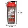 Fun Homes Protein Shaker - 800 ml for Whey Proteins and Preworkouts 100% Leak Proof (Red), 2 image