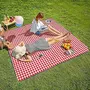 WHOLE MART Foldable Waterproof Travel Outdoor Picnic Mat Blanket (Multi Colors), 4 image