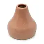 The Himalayan Goods Company Stoneware Ceramic Reed Vase Scented Aroma Oil Diffuser 4 x 4 inches (Peach Puff Salmon Pink), 2 image