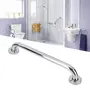 Stainless Steel Handle Handrail Rust Proof Stainless Steel Grab Bars Corrosion Resistant for Bathrooms for Toilets and Bathtubs(201 Stainless Steel 30cm Long Gloss), 7 image
