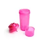 Smartshake Slim Shaker Cup - 500 ml (Neon Pink), 2 image