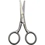 Professional Safety Grooming Scissors for Personal Care Facial Hair Removal and Ear Nose Eyebrow Trimming Stainless Steel Fine Straight Tip Scissors Men, 2 image