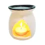 PeepalComm Ceramic Aroma Diffuser with 4 Sandal Aroma Oil with 2 Tlight Candle Free for Home Office Hotel Spa, 3 image
