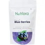 Nutriora Premium Whole Dried Blueberries 150gm - Naturally Dehydrated Candied Blue Berry Dry Fruit | Rich in Antioxidants | Vitamins Rich Healthy Snack for Eating