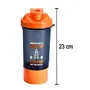 SOLEIL Bold Gym Shaker Bottle 800ml Shaker Bottles for Protein Shake 100% Leakproof Guarantee Protein Shaker/Sipper Bottle Ideal for Protein Pre Workout and BCAAs & Water BPA Free Material, 4 image