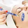 Sonew Blue: Massage Natural Jade Roller Double-Head Anti-Aging Face Eye Bestfor Dark Circles And Puffines Neck Anti-Aging Face Eye Neck Massager (Blue), 3 image