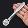 Sweetpea® Stainless Steel Callus Shaver Pedicure Dead Hard Skin Remover Heel Razor Cutter With Skin Rub For Foot Care Removing Solid Cracked Skin Cells. (Steel), 3 image