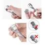 Sweetpea® Stainless Steel Callus Shaver Pedicure Dead Hard Skin Remover Heel Razor Cutter With Skin Rub For Foot Care Removing Solid Cracked Skin Cells. (Steel), 4 image