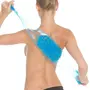 OFFER SALE Silicone Dual Sided Back Scrubber Brush & Massager Full Body Cleaning Bath Brush Rubbing Belt Washer, 2 image