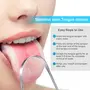 SVS ONLINE Steel Tongue Cleaner for Adults and Kids Fights Bad Breath Oral Care Cleaner Easy to Use Travel Friendly- Stainless steel Cleaners Adult Children (2), 3 image