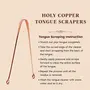 SVS ONLINE Pure 100% Copper Tongue Cleaner Scrapper for Men and Women Anti bacterial Ayurveda Holy or Scraper Cleaner/Scapper Antimicrobial Ayurvedic Antibacterial Hygiene scrapper Oral (1), 9 image