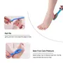 Spatlus women's Moisturizing Gel Socks women's Feet Care Ultimate Treatment for Dry Cracked Rough Skin on Feet Pack of 1 Pairs.|1 Foot Rasp Free| (BLUE), 6 image
