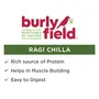 BURLY FIELD Quickfix Protein & Calcium rich Breakfast combo | Ragi Chilla ready mix + Sprout Paratha ready mix | 400 g, 4 image
