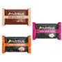 Nutritius Peanut Coffee Mawa Malai Premium Soft Chikki Set In Combo Pack (Pack Of 10)