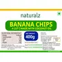 Naturalz Kerala 4 Cut Banana Chips Made in Coconut Oil - 400g (400g), 3 image