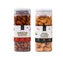 Newtree Premium Roasted Nut Combo II Sriracha Almonds-175gmsII Cheese Jalapeno Cashew- 150gms II Total Weight- 375gms II