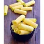 Ambreen Golden Yellow Finger Pipe Fryums Microwave Air Fry Instant Ready to Fry Crunchy Papad Snacks (Pack of 400 Grams), 2 image