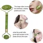 E-COMMERCE Women's Face Massager Facial Roller for Face Face Roller Facial Massager with 1Pc Gua Sha Tools for Face Eye Neck Body Massage (Green), 4 image