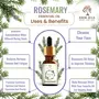 Eden Oils Rosemary Essential Oil 100% Pure Natural Undiluted & Organic for Cough Congestion Steam Inhalation Relaxing Aromatherapy Premium Therapeutic Grade (Rosemary) Pure Aroma 15 ml, 2 image