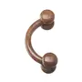 FA INDUSTRIES Wooden Handle massager (6x3) In Ring massager (5x3) In set of 3 Brown colour (Only Massager Manufacturering), 6 image