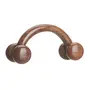 FA INDUSTRIES Wooden Handle massager (6x3) In Ring massager (5x3) In set of 3 Brown colour (Only Massager Manufacturering), 7 image