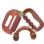 FA INDUSTRIES Wooden Handle massager (6x3) In Ring massager (5x3) In set of 3 Brown colour (Only Massager Manufacturering), 2 image