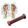 FA INDUSTRIES Wooden Jimmy massager (6x1) In Wooden cutter massager (7x4) In Wooden Neck massager (6x3) In Wooden Rod massager for foot (7x2) In set of 5 (Only Massager Manufacturering), 6 image