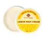 KAZARMAA Heal & Repair Lemon Foot Cream For Cracked Heels With Shea Butter Vitamin-E Coconut Oil And Jojoba Oil For Soft Feet - 100G