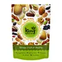 King Uncle Afghani Black Raisins with Seeds 1 Kg (4 Packs of 250 Grams) Silver Pouch
