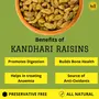 King Uncle Green Raisins (Small Round Kishmish) 1 Kg (4 Packs of 250 Grams Each), 2 image
