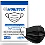 Mobistik 3 Ply Disposable Surgical Face Mask with Adjustable Nose Clip with BFE ¥ 95 | ISO Certified 3 Ply Medical Face Mask with Nose Pin