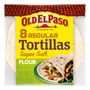 Old El Paso 8 Regular Super Soft Flour Tortillas Pouch 326 g, 8 image