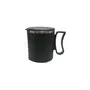 Dynore Stainless Steel Insulated 1 Pc Double Walled Plastic Covered Travel Tea/Coffee Mug with Lid- Black, 6 image