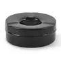 Dynore Stainless Steel Black Matt Lid Ash Tray- Set of 10, 3 image