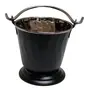 Dynore Stainless Steel Black Matt Serving Bucket/Balti/Gravy Serving Bucket- Set of 2, 2 image