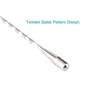 Dynore Stainless Steel Teardrop Bar Spoon- Set of 6, 4 image