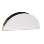 Dynore Stainless Steel Half Moon Shaped Napkin Holder/Tissue Holder- Set of 4, 2 image